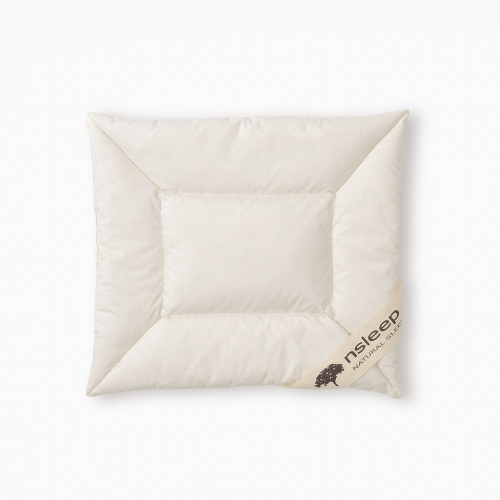 Kapok baby pude, bomuldsbetræk - 40 x 45 cm